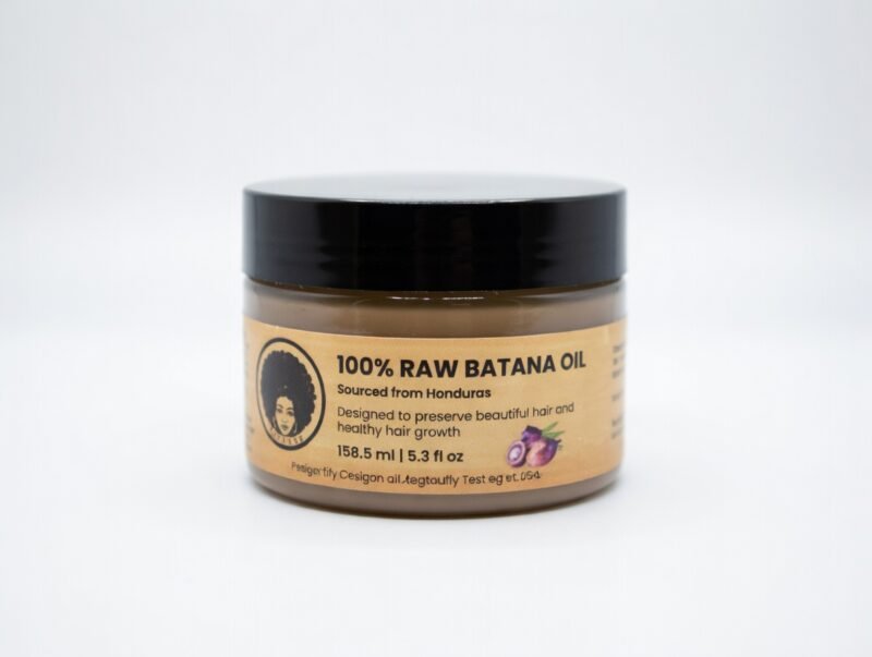 100% Raw Batana Oil from Honduras – 156.6 ml | Natural Hair Growth Oil